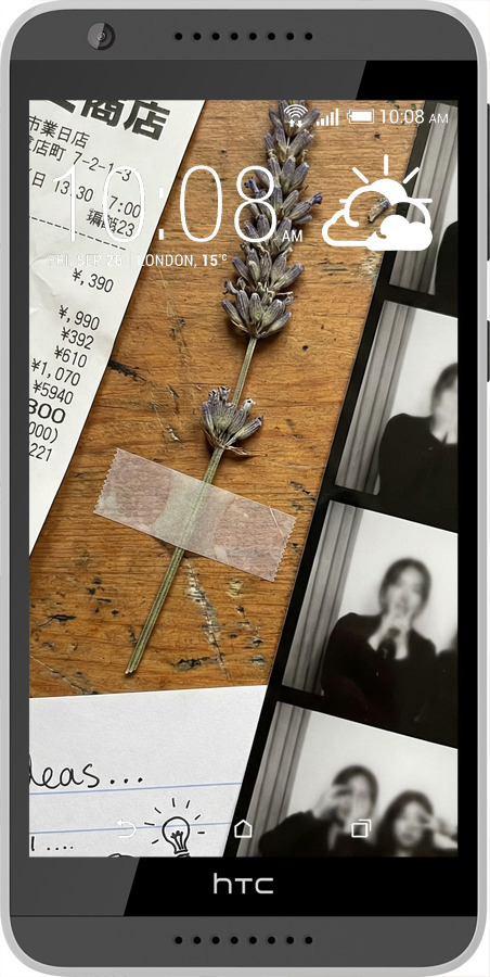 Силиконовый чехол Aesthetic Scrapbook Collage для HTC Desire 820 - 6773u-133 изображение 