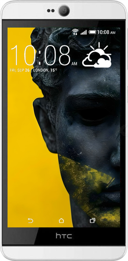 Силиконовый чехол Статуя арт для HTC Desire 826 dual sim - 6330u-312 изображение 