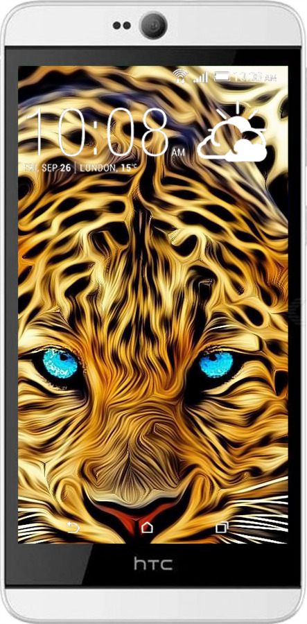 Силиконовый чехол Леопард для HTC Desire 826 dual sim - 6611u-312 изображение 