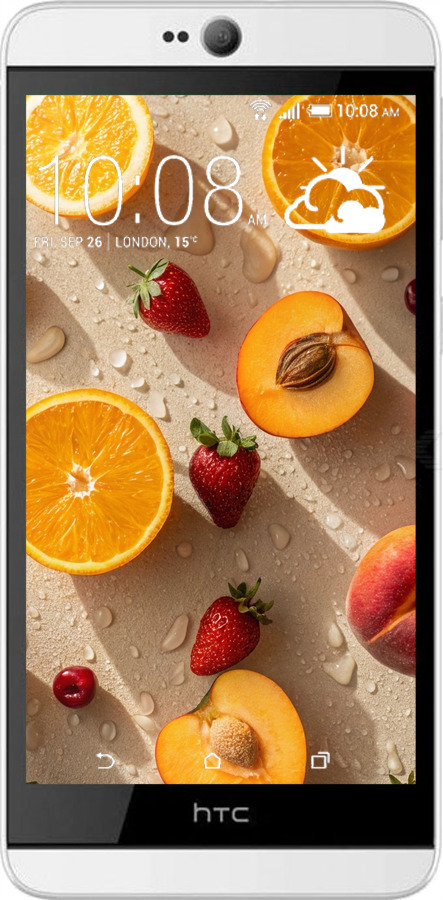 Силіконовий чехол Фрукти 3 для HTC Desire 826 dual sim - 6703u-312 изображение 