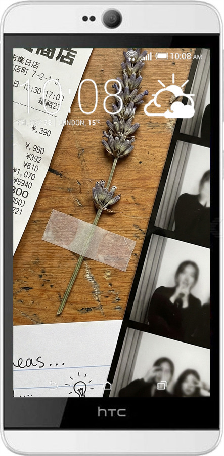 Силиконовый чехол Aesthetic Scrapbook Collage для HTC Desire 826 dual sim - 6773u-312 изображение 