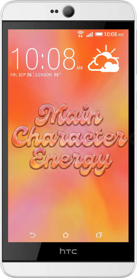 Силіконовий чехол Aura Gradient Main Character Energy Aesthetic Y2K для HTC Desire 826 dual sim - 6783u-312 изображение 