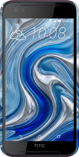 3D пластиковий матовий чехол Liquid Chrome для HTC Desire 830 - 6781m-785 изображение 