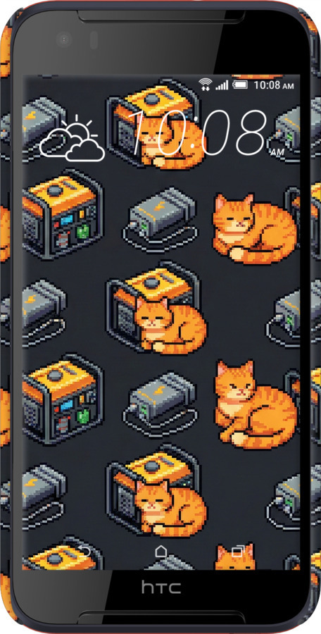 3D пластиковий матовий чехол Autonomous Zone для HTC Desire 830 - 6771m-785 изображение 