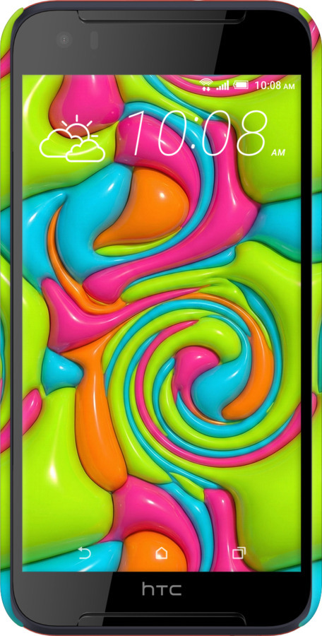 3D пластиковий матовий чехол Y2K Jelly Dream для HTC Desire 830 - 6780m-785 изображение 