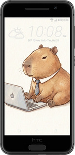 Силіконовий чехол Funny Capybara CEO Working для HTC One A9 - 6777u-156 изображение 