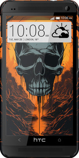 3D пластиковий глянцевий чехол Чохол для телефону для HTC One M7 - 5953c-36 изображение 