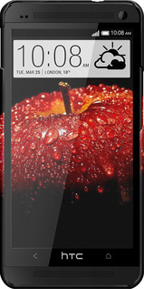 3D пластиковый глянцевый чехол Яблоко для HTC One M7 - 6022c-36 изображение 
