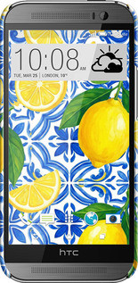 3D пластиковий матовий чехол Grocery Girl Italian Summer для HTC One M8 - 6766m-30 изображение 