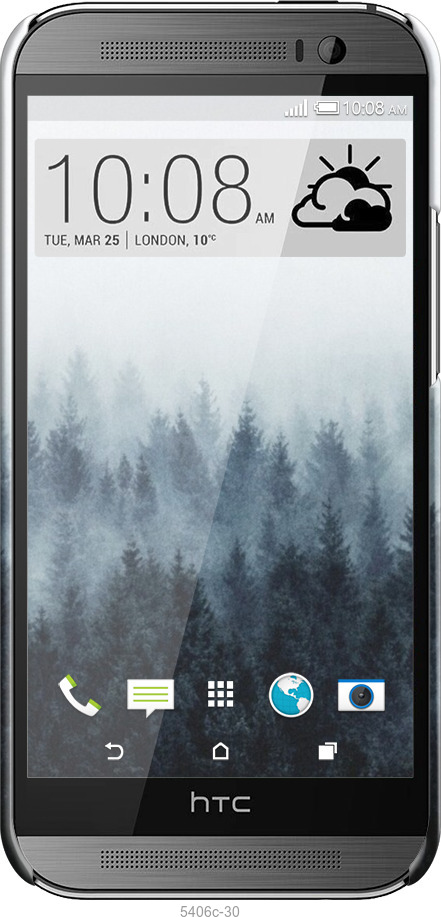 3D пластиковий матовий чехол № 5406 для HTC One M8 dual sim - 5406m-55 изображение 