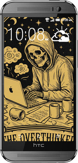 Силіконовий чехол The Overthinker для HTC One M8 dual sim - 6774u-55 изображение 