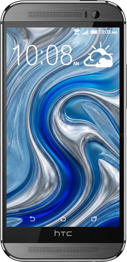 Силиконовый чехол Liquid Chrome для HTC One M8 - 6781u-30 изображение 