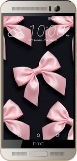 Силіконовий чехол Coquette Ribbons Dark Coquette для HTC One M9 Plus - 6767u-134 изображение 