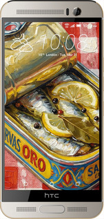 Силиконовый чехол Vintage Sardine Tin Phone для HTC One M9 Plus - 6772u-134 изображение 