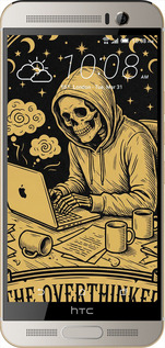 Силиконовый чехол The Overthinker для HTC One M9 Plus - 6774u-134 изображение 