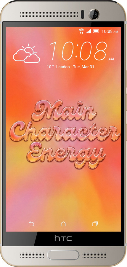 Силіконовий чехол Aura Gradient Main Character Energy Aesthetic Y2K для HTC One M9 Plus - 6783u-134 изображение 