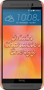 3D пластиковый глянцевый чехол Aura Gradient Main Character Energy Aesthetic Y2K для HTC One M9 - 6783c-129 изображение 
