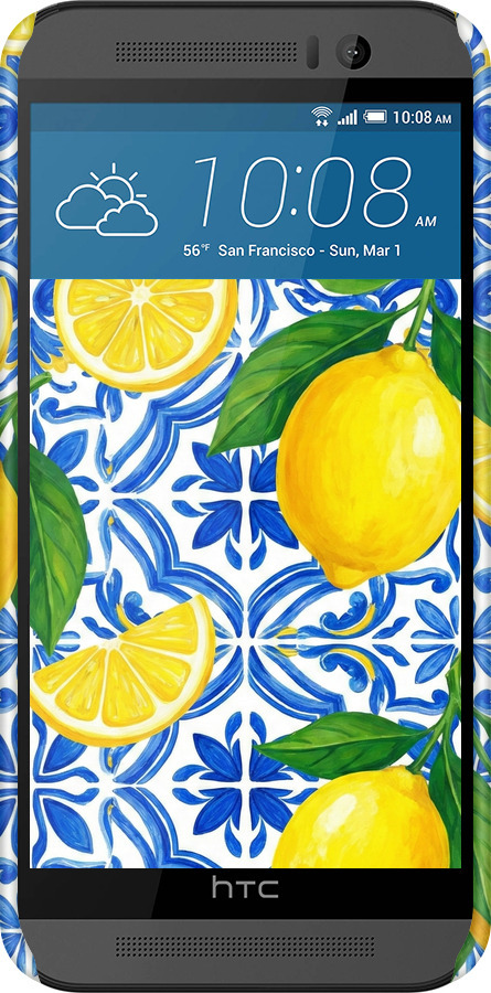 3D пластиковый глянцевый чехол Grocery Girl Italian Summer для HTC One M9 - 6766c-129 изображение 