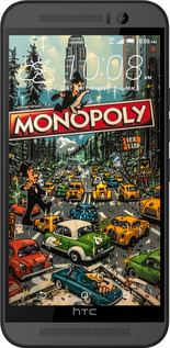 Силіконовий чехол Міський драйв Monopoly для HTC One M9 - 6088u-129 изображение 