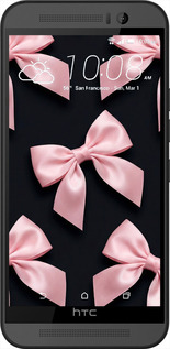Силиконовый чехол Coquette Ribbons Dark Coquette для HTC One M9 - 6767u-129 изображение 