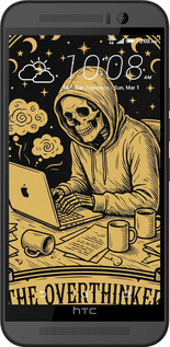 Силиконовый чехол The Overthinker для HTC One M9 - 6774u-129 изображение 