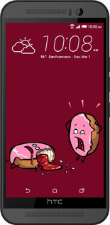 Силиконовый чехол Печенье для HTC One M9 - 911u-129 изображение 