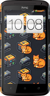 3D пластиковый глянцевый чехол Autonomous Zone для HTC One X+ - 6771c-69 изображение 