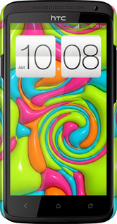 3D пластиковый глянцевый чехол Y2K Jelly Dream для HTC One X+ - 6780c-69 изображение 