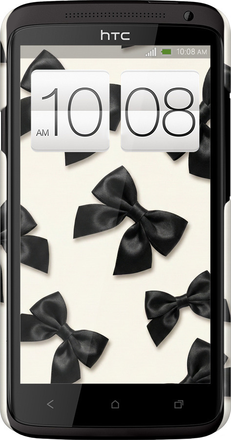 3D пластиковый глянцевый чехол Dark Coquette для HTC One X+ - 6765c-69 изображение 