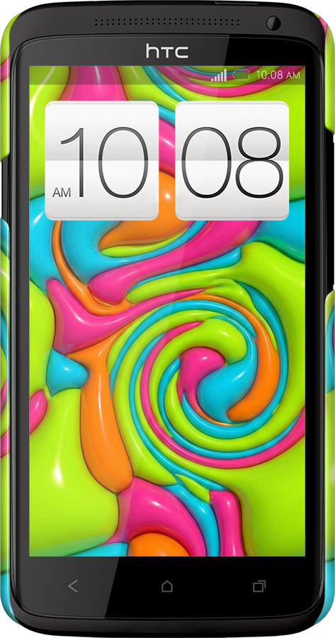 3D пластиковый глянцевый чехол Y2K Jelly Dream для HTC One X+ - 6780c-69 изображение 