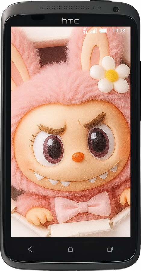 Силіконовий чехол Лабубу 2 для HTC One X+ - 6710u-69 изображение 