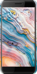 3D пластиковый матовый чехол Мрамор красивый для HTC One X10 - 6376m-995 изображение 