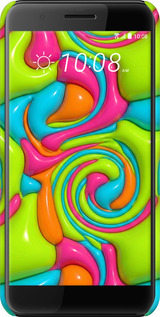 3D пластиковый матовый чехол Y2K Jelly Dream для HTC One X10 - 6780m-995 изображение 