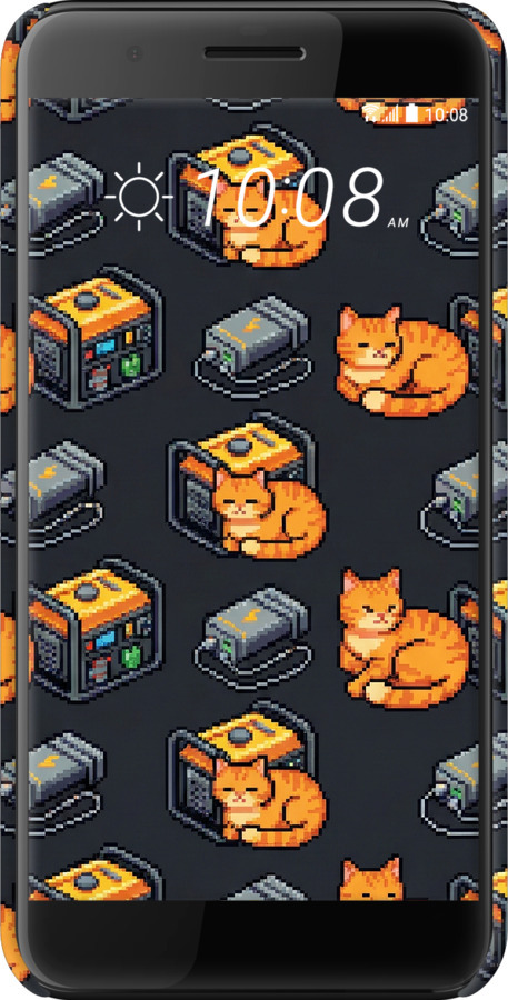 3D пластиковый матовый чехол Autonomous Zone для HTC One X10 - 6771m-995 изображение 