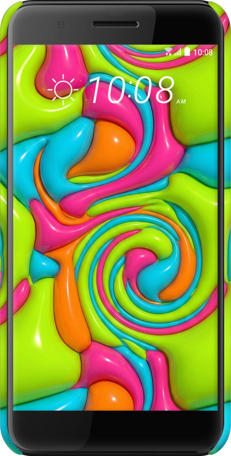 3D пластиковый матовый чехол Y2K Jelly Dream для HTC One X10 - 6780m-995 изображение 