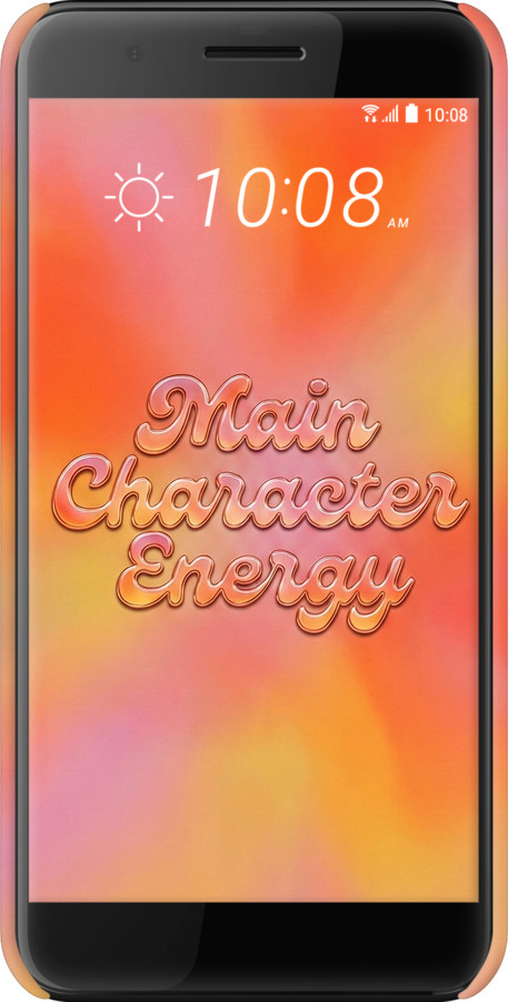 3D пластиковый матовый чехол Aura Gradient Main Character Energy Aesthetic Y2K для HTC One X10 - 6783m-995 изображение 