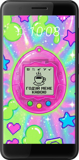 Силиконовый чехол Y2K Aesthetic Retro Pet: Годуй мене кавою для HTC One X10 - 6784u-995 изображение 