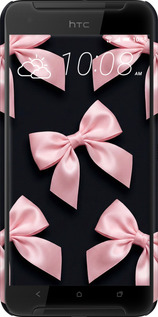 3D пластиковий матовий чехол Coquette Ribbons Dark Coquette для HTC One X9 - 6767m-783 изображение 