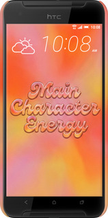 3D пластиковый матовый чехол Aura Gradient Main Character Energy Aesthetic Y2K для HTC One X9 - 6783m-783 изображение 