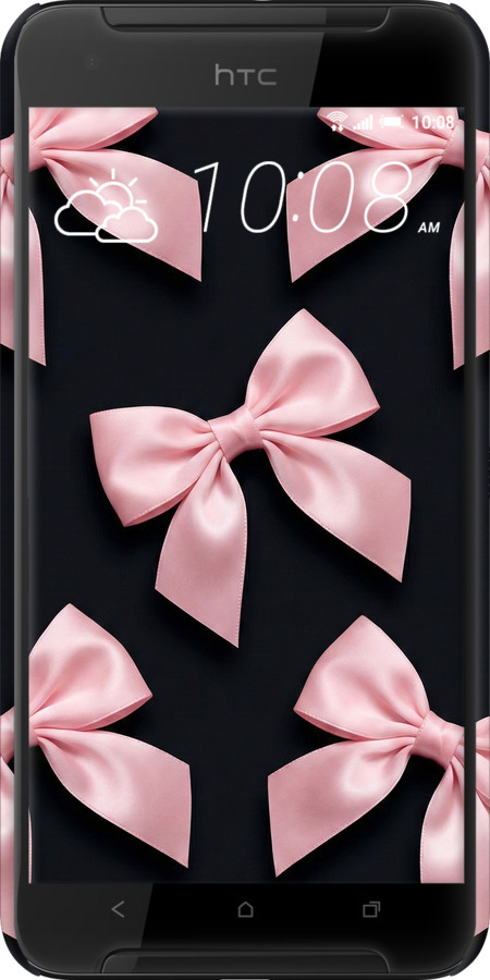 3D пластиковий матовий чехол Coquette Ribbons Dark Coquette для HTC One X9 - 6767m-783 изображение 
