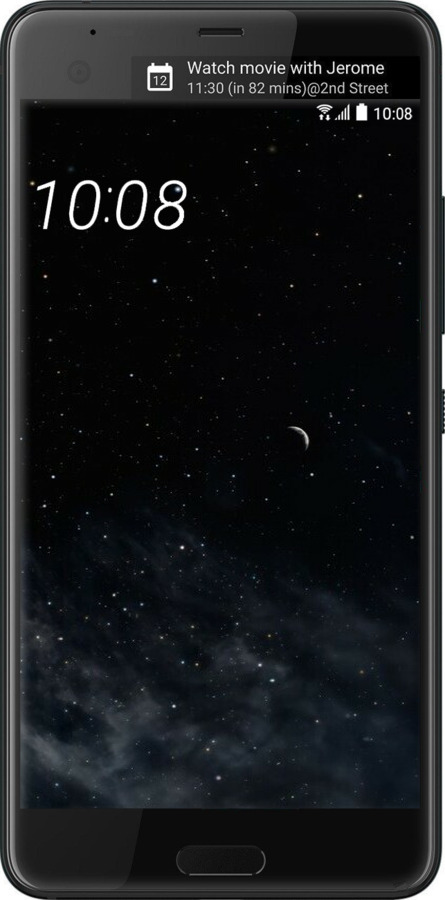 Силиконовый чехол Ночное небо для HTC U Ultra - 6451u-833 изображение 
