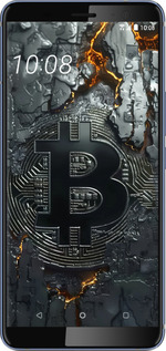 Силіконовий чехол Розпечений біткойн для HTC U11 Plus - 6091u-1363 изображение 
