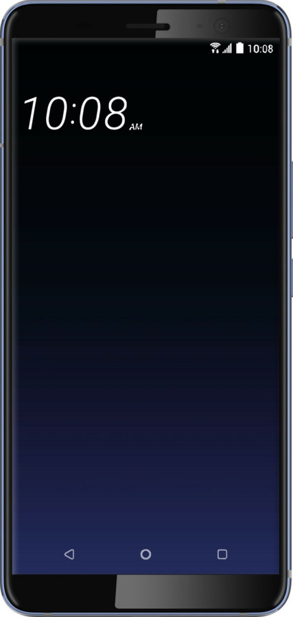 Силіконовий чехол Градієнт у темно-синьому стилі для HTC U11 Plus - 6542u-1363 изображение 