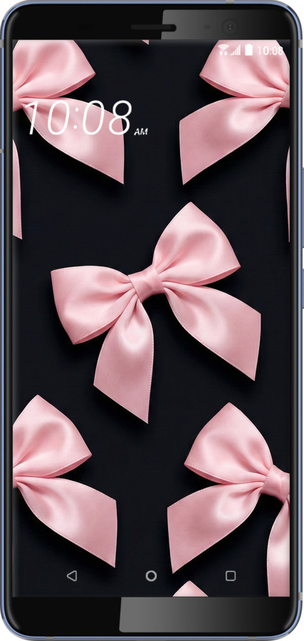 Силиконовый чехол Coquette Ribbons Dark Coquette для HTC U11 Plus - 6767u-1363 изображение 