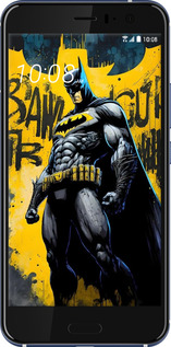 Силиконовый чехол Бетмен для HTC U11 - 6290u-1007 изображение 