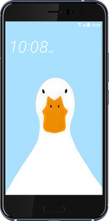 Силиконовый чехол Гусь для HTC U11 - 6350u-1007 изображение 