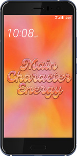 Силиконовый чехол Aura Gradient Main Character Energy Aesthetic Y2K для HTC U11 - 6783u-1007 изображение 