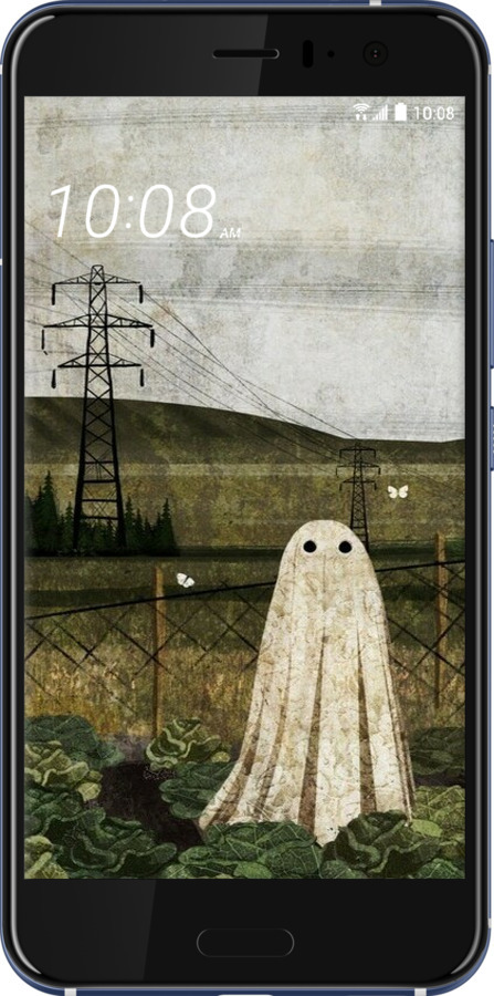 Силіконовий чехол Ілюстрація привид у капусті для HTC U11 - 6440u-1007 изображение 