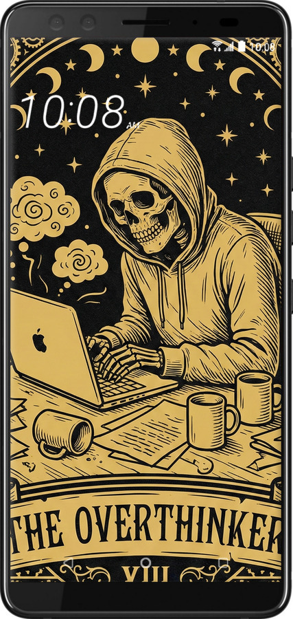 Силіконовий чехол The Overthinker для HTC U12 Plus - 6774u-1712 изображение 