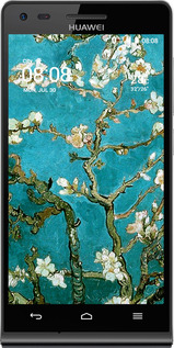 Силиконовый чехол Винсент Ван Гог. Сакура для Huawei Ascend G6 - 841u-367 изображение 